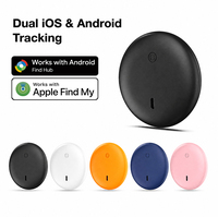 Pour les Amoureux des Animaux : Traceur Anti-Perte Double Système Find My, Mini Balise Ultra-Fine 7mm pour Sac à Main, Localisateur de Clés Remplaçable
