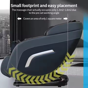 Silla de negocios de cuerpo completo 4D de lujo, masajeador eléctrico comercial SL, doble pista, tarjeta de crédito en efectivo, silla de masaje expendedora de monedas - Product Image 5