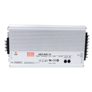 Fuente de Alimentación Impermeable Hep-600-24 Nueva para Equipos de Telecomunicaciones en Exteriores, Serie Hep-600 con Función PFC - Product Image 1