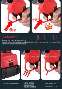 <span class=keywords><strong>Fujiwara</strong></span>-tijeras de podar recubiertas de plástico, antideslizantes, trinquete de agarre, 16,8 V, 2000ma, 25mm, promoción - Product Image 2