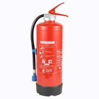 Extincteur à poudre sèche ABC de 6 kg, homologué CE EN3 MED