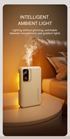 Vente chaude 50ML LED Veilleuse Portable Montable Au Mur Aroma Diffuseur pour Ménage Hôtel Utilisation 1800mAh Parfum Machine Sans quantité minimale de commande