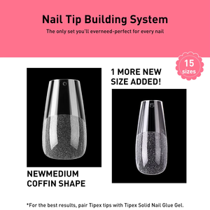 180 Uñas Postizas de Cobertura Completa, Semi-Mate, Tipo Ataúd Mediano, Pre-Esculpidas, Personalizadas OEM, Venta al Por Mayor para Acrílico - Product Image 6
