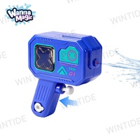 Pistolet à eau miniature Cyberpunk en plastique pour enfants, pistolet à eau coloré cool, longue portée, lanceur d'eau manuel, jouet aquatique d'été pour l'extérieur