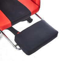 Chaise de jeu, chaise de bureau à domicile, chaise inclinable et réglable en hauteur avec design métallique industriel