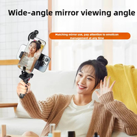 Téléprompteur pour téléphone, clip pour téléphone, diffusion en direct, support de bureau, support portable, vidéo, sous-titres, lecture de discours, accessoires de trépied