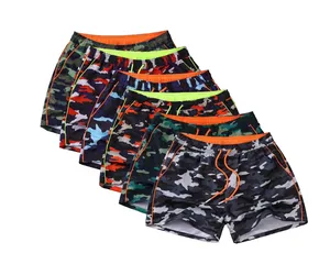 Custom Cargo Driepunts Sportkleding Heren Zomer Vrijetijdsstijl Shortscamouflage Ademende Sneldrogende Shorts