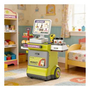 Juego de Juguetes de Supermercado: Cesta de Compras, Caja Registradora, Escáner, Juego de Imitación de Mercado para Niños - Product Image 6