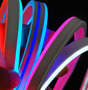 Bande LED néon flexible DC12V Epistar, indice de protection IP65, revêtement double couche, garantie 3 ans, lumière néon à intensité variable avec télécommande USB - Product Image 2