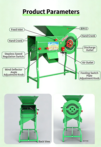 Machine <span class=keywords><strong>de</strong></span> triage <span class=keywords><strong>de</strong></span> céréales multifonctionnelle, nettoyeur <span class=keywords><strong>de</strong></span> céréales, séparateur vibrant pour blé, <span class=keywords><strong>riz</strong></span>, haricots et graines - Product Image 5