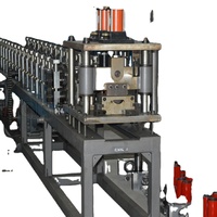 Machine de formage de rouleaux pour volets roulants en acier galvanisé de 0,8 à 1 mm, machine pour cadre de porte métallique, machine d'occasion pour porte à volets