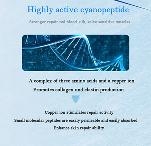 Беньфэн поставляет косметический ингредиент CAS 49557-75-7 медный Tripeptide-1Powder 99% GHK-Cu порошок синего медного пептидного порошка - Product Image 3