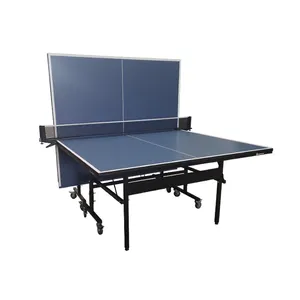 专业乒乓球桌易于组装乒乓球桌，带单人播放和紧凑的储物空间