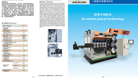 Máquina Automática para Fabricar Resortes Goldlion CK8120 |   Programación 3D |   Productor de resortes de alambre de 6-12 mm