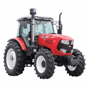 Farm Tractor yto 180HP 4X4 Wheel Tractor with Loader and Backhoe for Agriculture