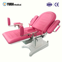Table d'accouchement électrique, table d'examen gynécologique, supports pour les jambes, chambre d'accouchement, certifiée CE, garantie 1 an