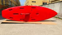 Tabla de Pedales Comercial QIQU USA Chevron Phillips de PE Rotomoldeado para SUP (Stand Up Paddle)
