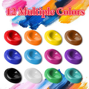 Panwenbo 12 couleurs/25ml ensemble <span class=keywords><strong>de</strong></span> peinture d'art <span class=keywords><strong>de</strong></span> fenêtre en <span class=keywords><strong>verre</strong></span> teinté transparent peinture <span class=keywords><strong>sur</strong></span> <span class=keywords><strong>verre</strong></span> imperméable non toxique pour la peinture <span class=keywords><strong>sur</strong></span> <span class=keywords><strong>verre</strong></span> - Product Image 5