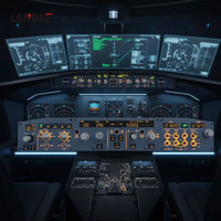 Módulo de Simulación de Vuelo, Placa Apical, Módulo de Conducción FCU Izquierdo, EFIS, Módulo de Iluminación Personalizado, Airbus A320, Sim Racing