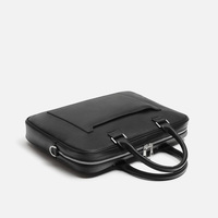 Porte-documents en cuir PU pour homme, grande capacité, design tendance, pour ordinateur portable et téléphone portable, sacs à main décontractés pour affaires