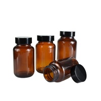 Pilulier en verre 10ml-300ml Emballage en verre Médicament Capsule Pilule Bouteille Médicament Vitamine Supplément Bouteille en verre Conteneur