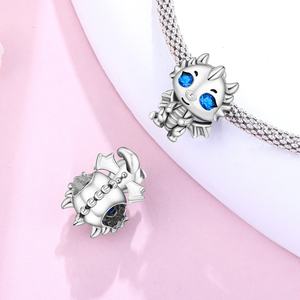 Romántico mar amanecer Luna cuenta moda colgantes encantos plateado cobre aleación pulsera accesorios para mujeres circón principal - Product Image 3