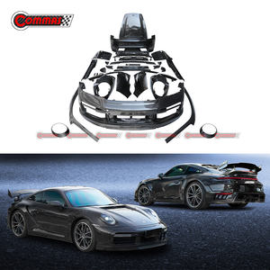 Kit de Carrocería de Fibra de Carbono Seca de la Mejor Calidad, Estilo Top-Car, para Porsche 911 992, Parachoques Delantero y Trasero, Faldones Laterales - Product Image 1