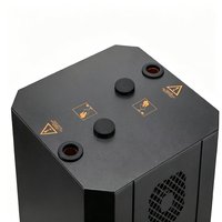 Machine à étincelles rotative à double tête 1200W, contrôle DMX512, hauteur de pulvérisation réglable de 3 à 5 m, pour fêtes, concerts, mariages, parcs