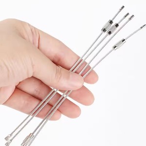 10PCS 15CM Herramientas para Exteriores EDC, Herramientas de Camping, Equipo Táctico, Kit de Llavero Multiusos, Llavero de Cable de Acero Inoxidable 304, Accesorios de Viaje - Product Image 6