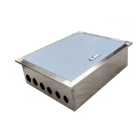 Caja de Distribución Personalizada, Impermeable, de Acero Inoxidable, Caja Empotrada Oculta