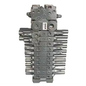 Katup distribusi hidrolik DPK-T04-6P2G-AB-7831D katup kontrol utama ekskavator Assy untuk NACHI SX12 - Product Image 1