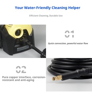 <span class=keywords><strong>Tuyau</strong></span> de sortie pour nettoyeur haute pression, <span class=keywords><strong>tuyau</strong></span> en PVC résistant à l'usure pour le lavage de voitures, l'irrigation des jardins et le nettoyage extérieur - Product Image 4