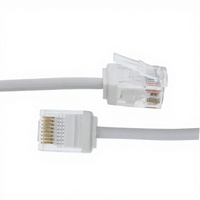 Kabel Cat6 ramping 28AWG kabel Patch Cat6a Super ramping UTP 1M 2M kabel tipis Cat6 Ultra tipis untuk Router