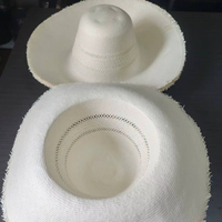 ND447 Corps de chapeaux en papier japonais glacé 5BU Ivoire ou couleurs mélangées Chaque corps est inspecté à la main