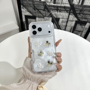 Étui de téléphone antichoc en TPU+PC avec décor papillon de luxe en époxy couleur unie, design tendance pour HONOR CHOICE <span class=keywords><strong>T10</strong></span> X7E 4G 600 <span class=keywords><strong>PRO</strong></span> - Product Image 2