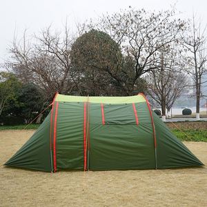 Tente tunnel pop-up instantanée automatique pour salon, double couche, pliable, pour camping et randonnée en extérieur - Product Image 2