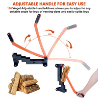 Fendeur de bois mural JH-Mech Premium, robuste, réglable, facile à utiliser et efficace