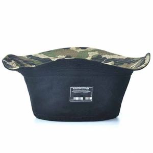 Sombrero de Pescador Vintage de Camuflaje Unisex para Hombre y Mujer, Gorra de <span class=keywords><strong>Sol</strong></span> de Doble Cara Personalizada con Etiqueta Tejida - Product Image 4
