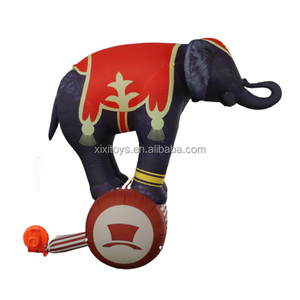 Éléphant gonflable géant de 2,5 m de haut pour événements de cirque, modèle d'éléphant sur <span class=keywords><strong>tambour</strong></span>, réplique de ballon gonflable en forme d'éléphant pour la publicité extérieure - Product Image 2