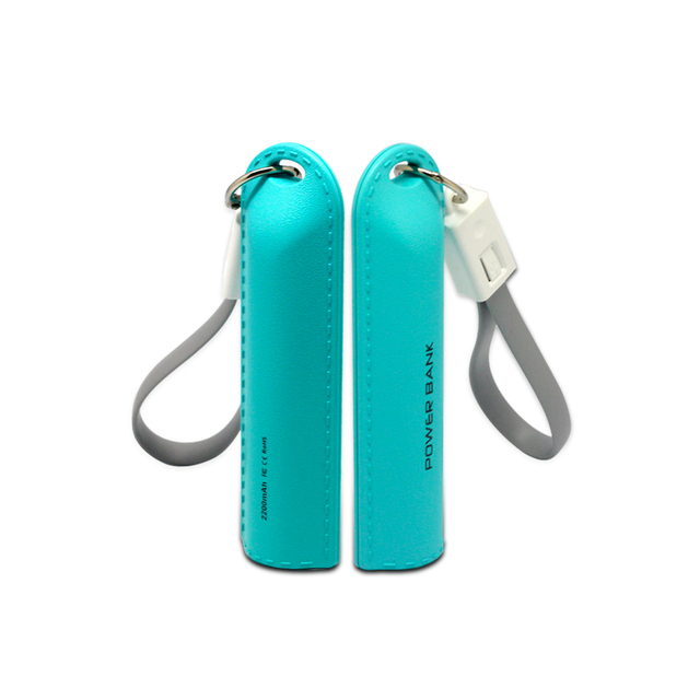 Oem Mini Fashion Outdoor Usb 2200mAh Powerbank Supplier With Keychain Design
