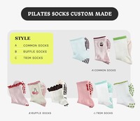 Chaussettes de Pilates en tricot technique pour femmes, chaussettes de yoga haute performance, chaussettes antidérapantes en coton, chaussettes de sport compatibles Reformer, chaussettes mi-mollet