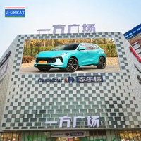 Écran LED publicitaire couleur plein format fixe extérieur P6 P8 P10 de haute qualité à prix d'usine