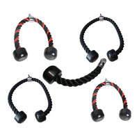 Câble de traction double extrémité haute résistance et durable de 70 cm pour machine à triceps