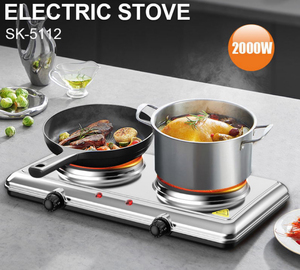 Xách Tay Điện Bán Buôn Nhà Máy Trực Tiếp Với Hai Rắn Tấm Nóng Nấu Ăn Top Nồi Sưởi Ấm Nhiệt Yếu Tố Nhà Bếp Cảm Ứng - Product Image 2