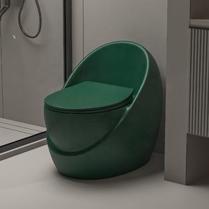 Inodoro Moderno de Una Pieza con Doble Descarga, Asiento de Cierre Suave, S-trap, Alargado, Cuadrado, Color Negro Mate, Montado en el Suelo - Product Image 5