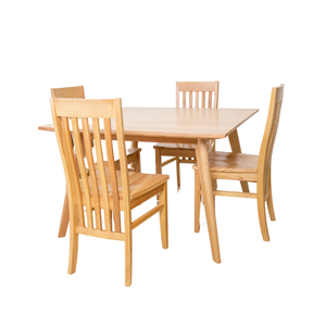 Mesa de comedor moderna de madera de marca Ariannne OEM ODM listo para montar muebles de comedor ovalados de Vietnam - Product Image 1
