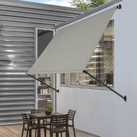 Rideau pare-soleil mural rétractable pour usage domestique, rideau pare-soleil de balcon