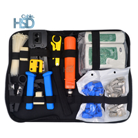Kit d'outils de réparation et d'installation réseau RJ45 à prix d'usine pour câbles Ethernet LAN, sertissage et maintenance, 10 pièces, 1 m de longueur