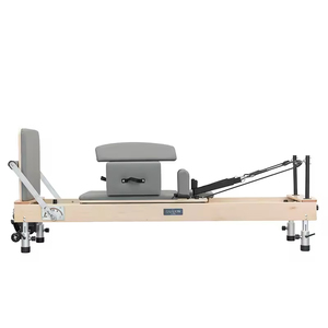 Reformer Pilates en érable économique, réglable, portable et durable, avec emballage en bois, répondant aux besoins de fitness à domicile et commerciaux - Product Image 6
