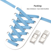 Nouveaux lacets de course sans attaches dentelle élastique plate pour le basket-ball sans lacet de cravate presse serrure lacets de chaussures pince pour enfants adultes